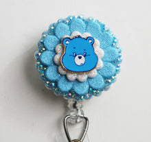 Load image into Gallery viewer, Grumpy Bear Care Bear Retractable ID Badge Reel

