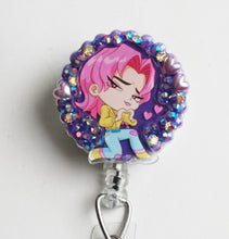 Load image into Gallery viewer, Sajay Boy Romance Retractable ID Badge Reel
