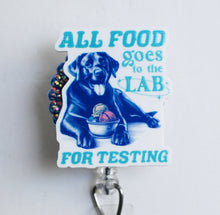 Load image into Gallery viewer, Black Labrador Retiever Retractable ID Badge Reel
