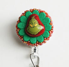 Load image into Gallery viewer, The Grinch Retractable ID Badge Reel
