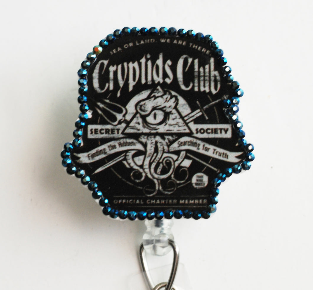 Cryptids Club Retractable ID Badge Reel