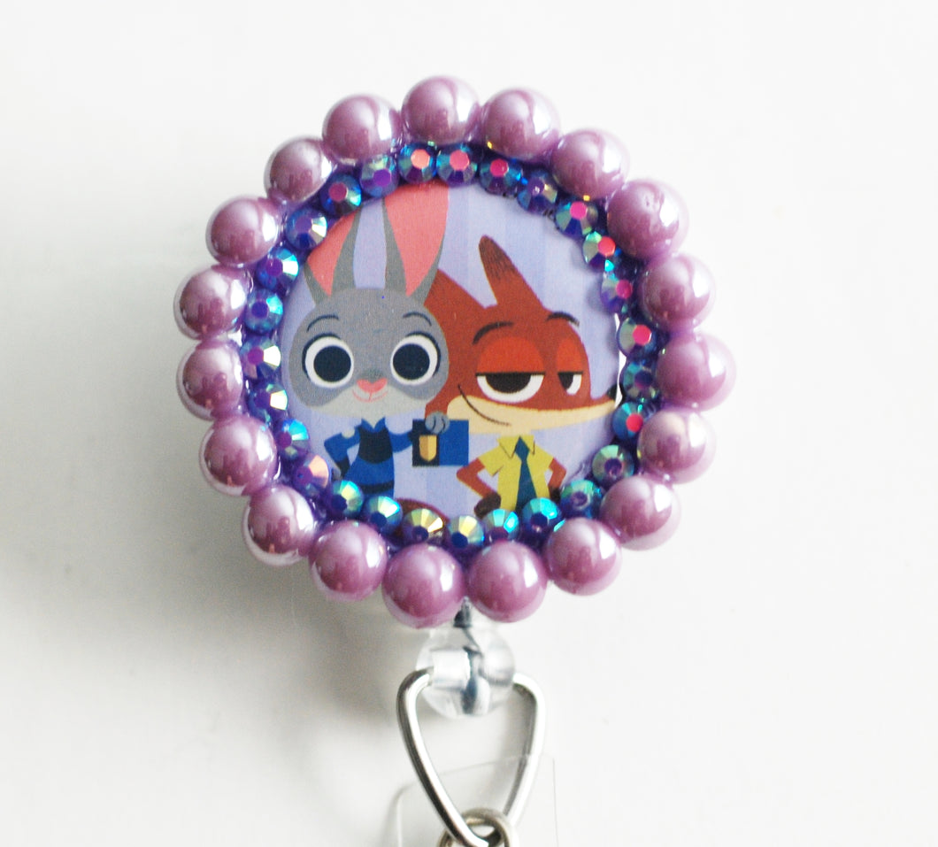 Zootopia's Judy And Nick Retractable ID Badge Reel