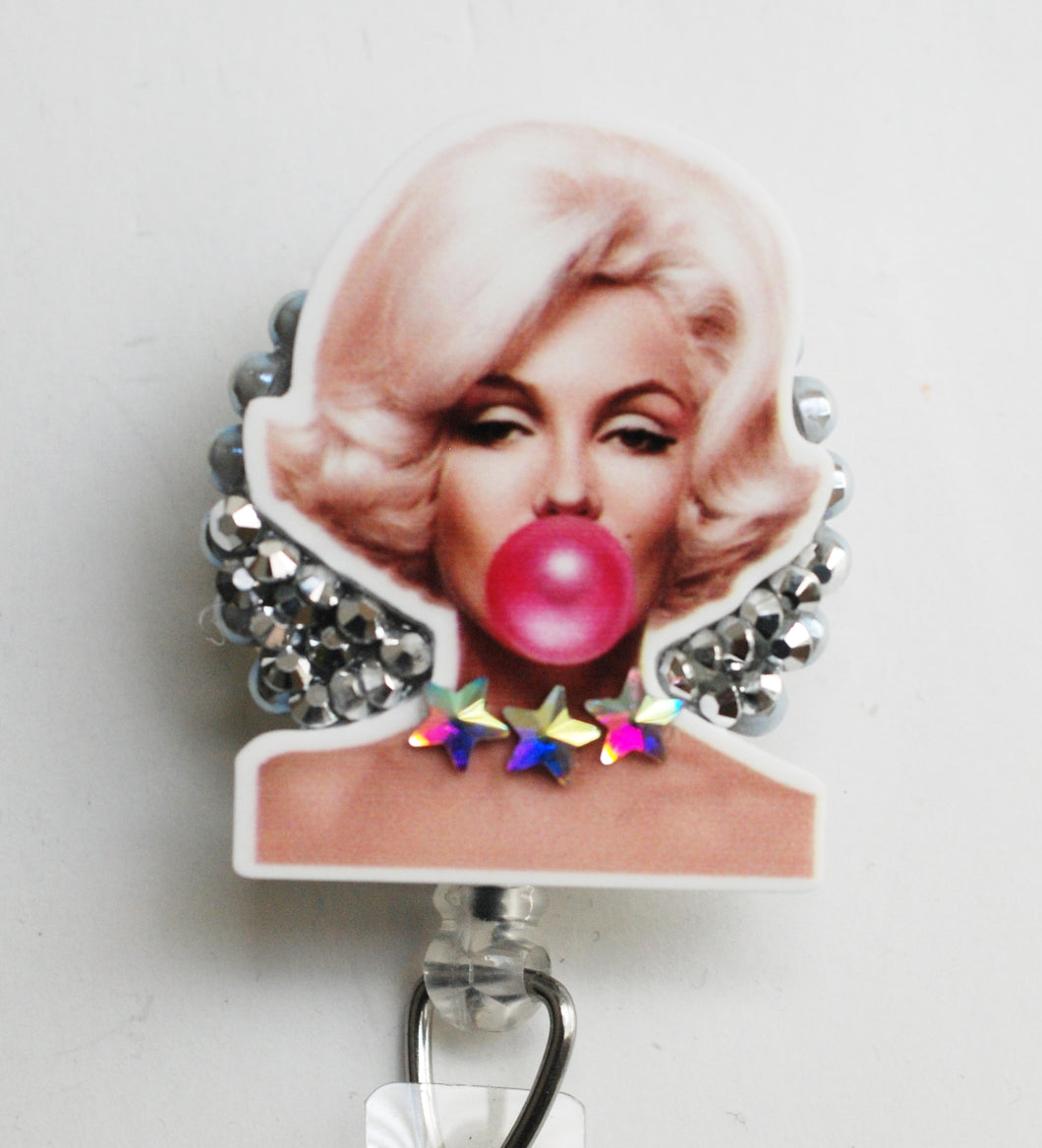Marilyn Monroe Retractable ID Badge Reel