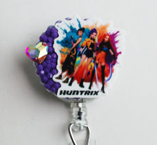 Load image into Gallery viewer, Huntrix KPop Demon Hunters Retractable ID Badge Reel
