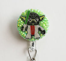 Load image into Gallery viewer, Master Jedi Yoda Retractable ID Badge Reel
