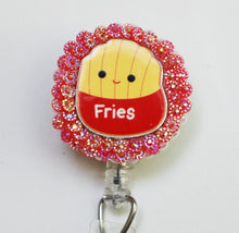 Load image into Gallery viewer, Squishmallow Fries Retractable ID Badge Reel
