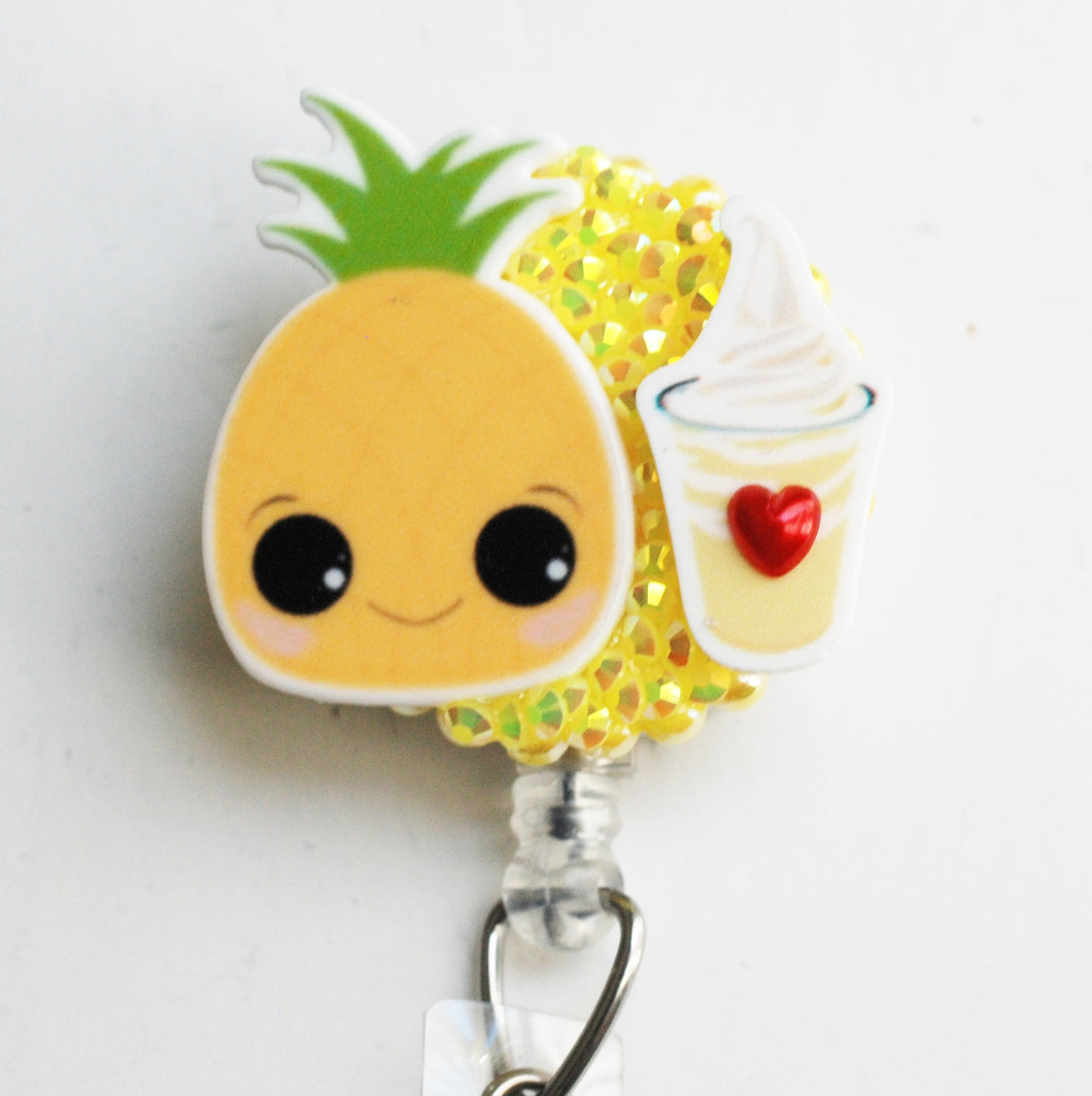 Dole Whip Retractable ID Badge Reel