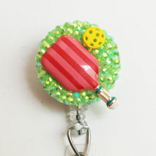 Load image into Gallery viewer, Pickle Ball Retractable ID Badge Reel
