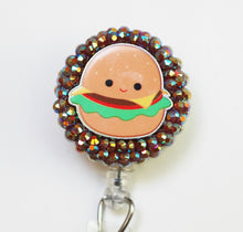 Load image into Gallery viewer, Cheeseburger Squishmallow Retractable ID Badge Reel
