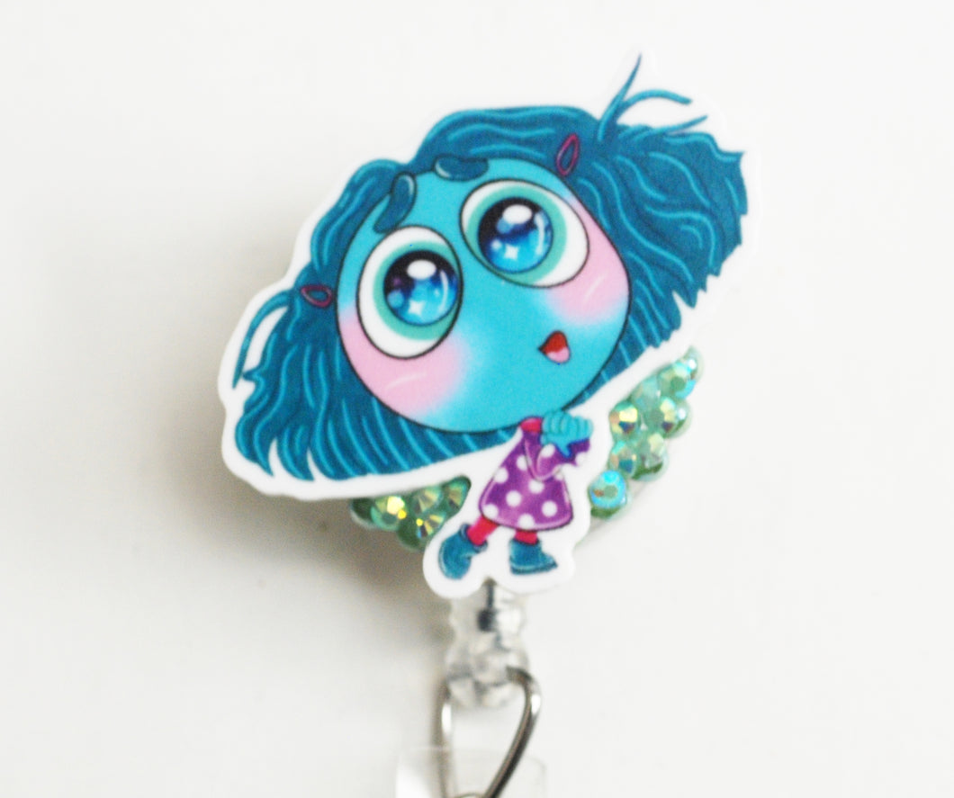 Inside Out 2 Envy Retractable ID Badge Reel