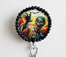 Load image into Gallery viewer, Zombie Retractable ID Badge Reel
