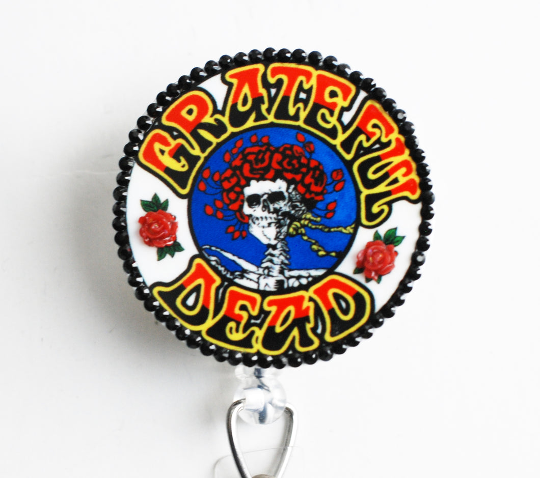 Grateful Dead Retractable ID Badge Reel