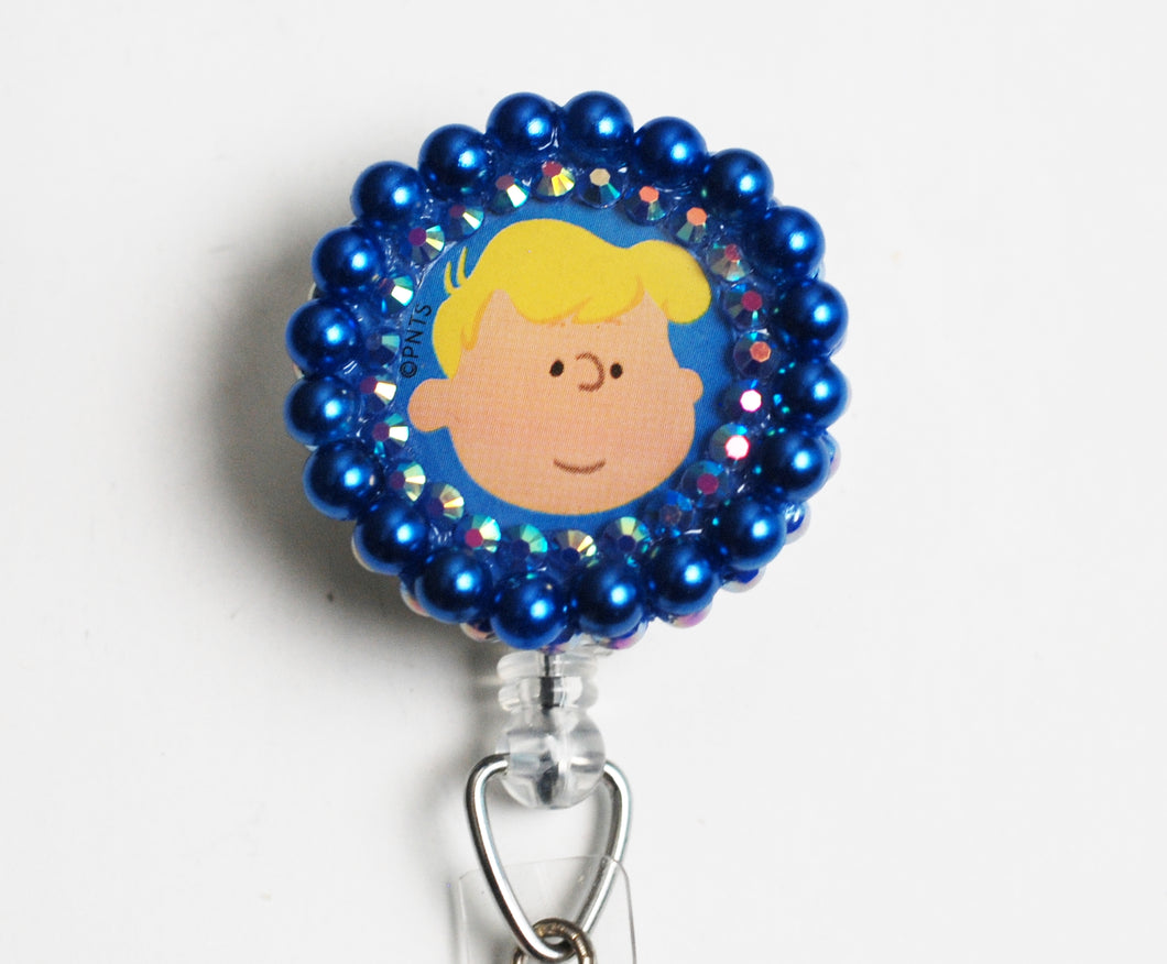 Peanuts Schroeder Retractable ID Badge Reel