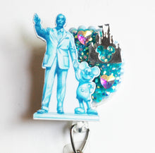 Load image into Gallery viewer, Walt Disney And Mickey Mouse Retractable ID Badge Reel
