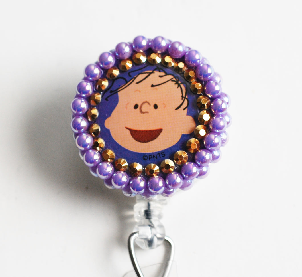 Peanuts Linus Retractable ID Badge Reel