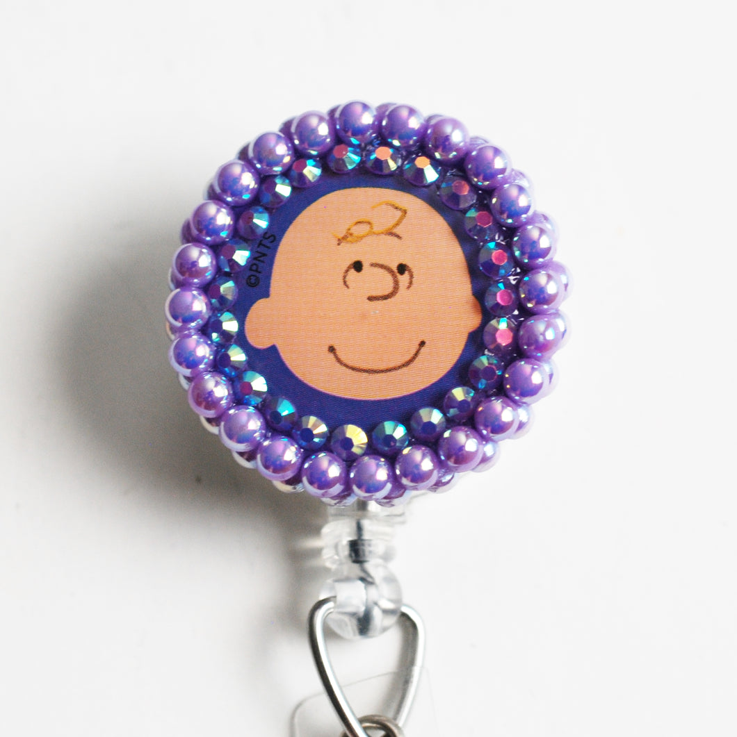 Peanuts Charlie Brown Retractable ID Badge Reel