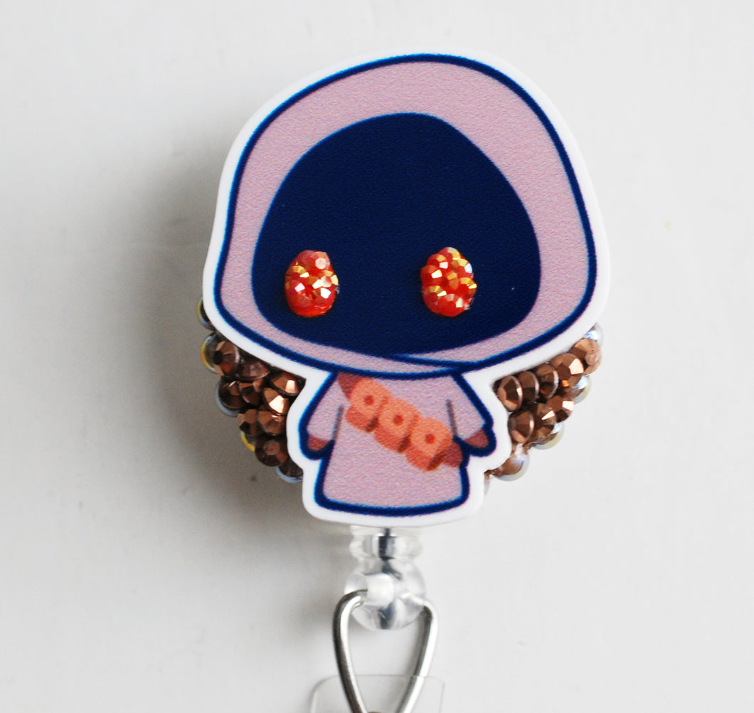 Jawa From Star Wars Retractable ID Badge Reel