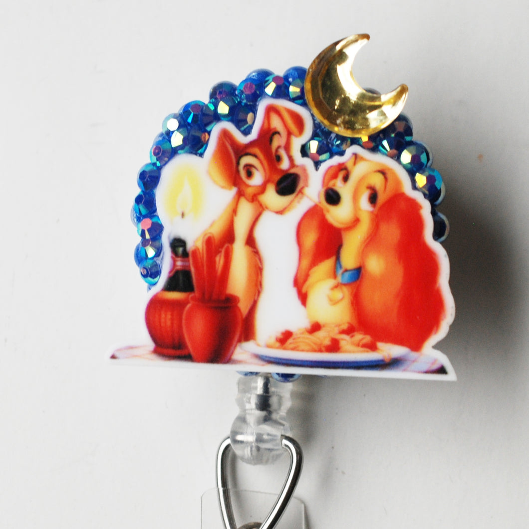 Lady And The Tramp Retractable ID Badge Reel