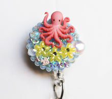 Load image into Gallery viewer, Octopus&#39;s Garden Retractable ID Badge Reel
