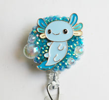 Load image into Gallery viewer, Axolotl Retractable ID Badge Reel
