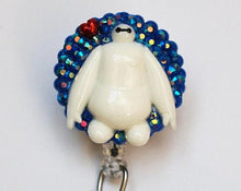Load image into Gallery viewer, Baymax On Blue Retractable ID Badge Reel
