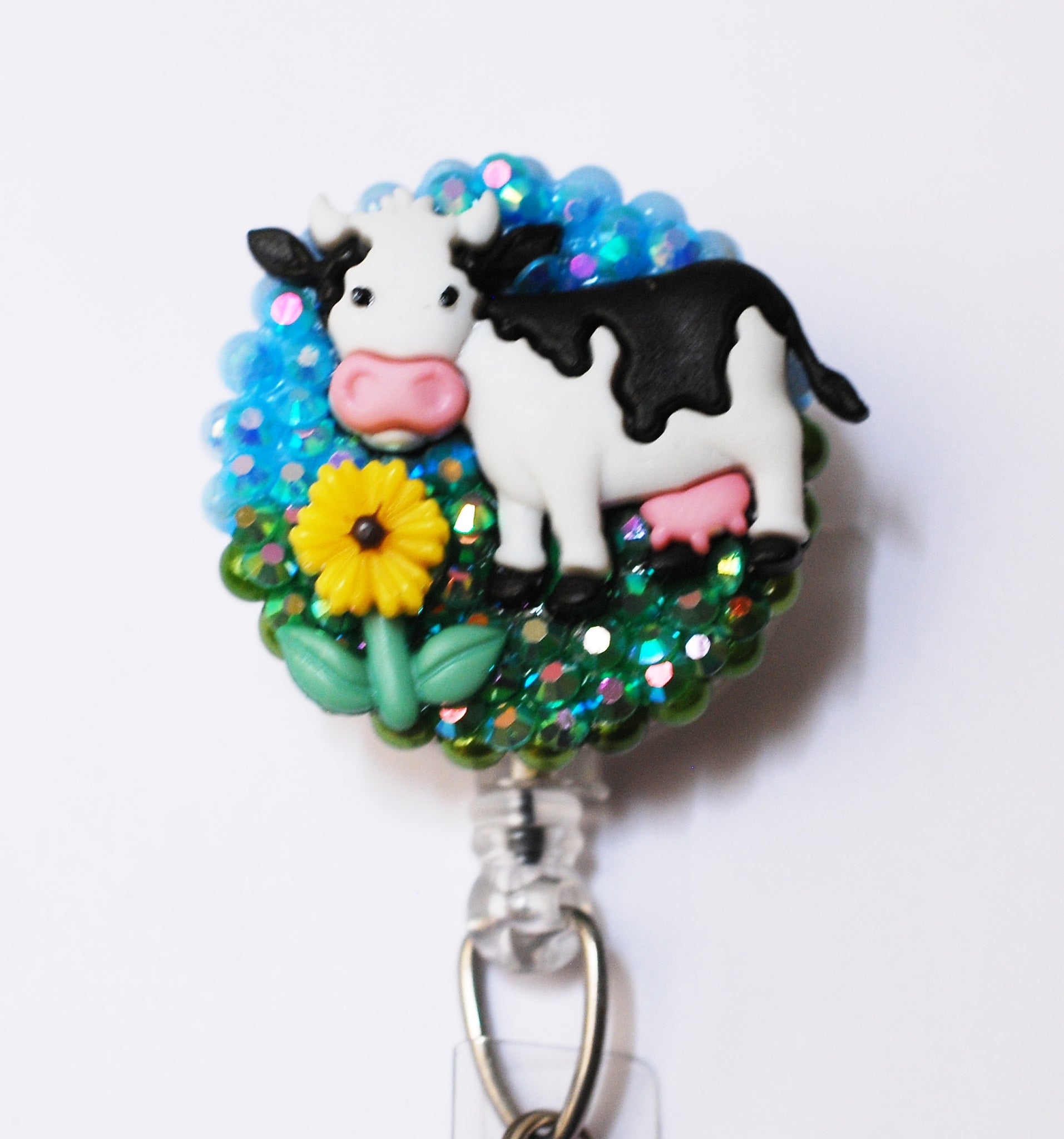 I Heart Cows Retractable ID Badge Reel – Zipperedheart