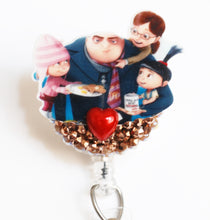 Load image into Gallery viewer, Despicable Me Gru And The Girls Retractable ID Badge Reel
