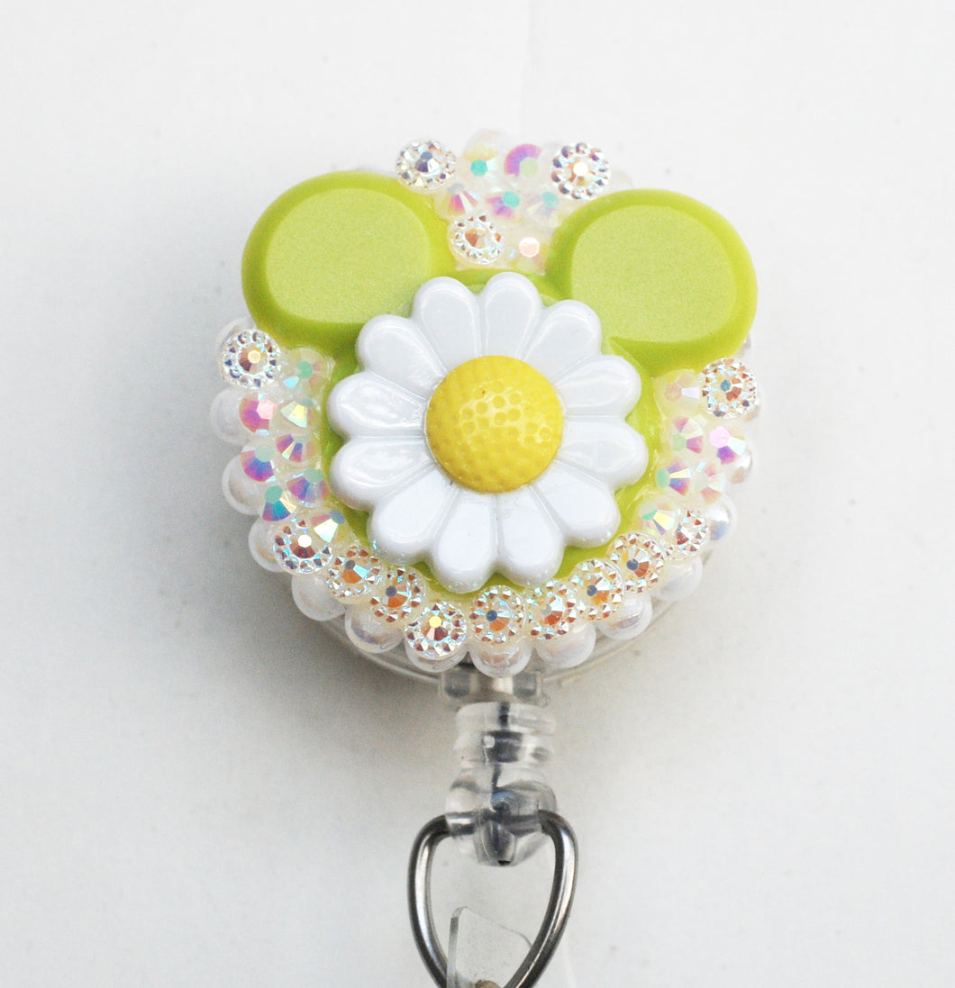 Daisy Fresh Mickey Retractable ID Badge Reel