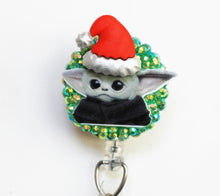 Load image into Gallery viewer, Star Wars Santa Yoda Retractable ID Badge Reel
