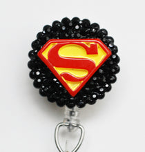 Load image into Gallery viewer, Superman Logo Retractable ID Badge Reel
