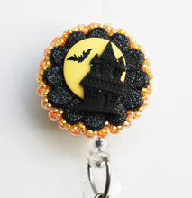 Load image into Gallery viewer, Little Haunted House Retractable ID Badge Reel
