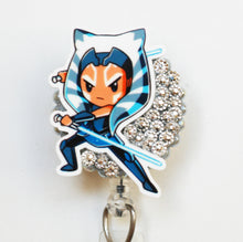 Load image into Gallery viewer, Star Wars Ahsoka Tano Retractable ID Badge Reel
