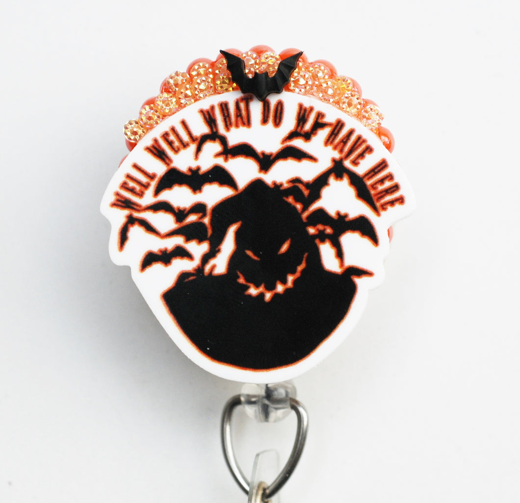 Well, Well, Well It's Oogie Boogie Retractable ID Badge Reel