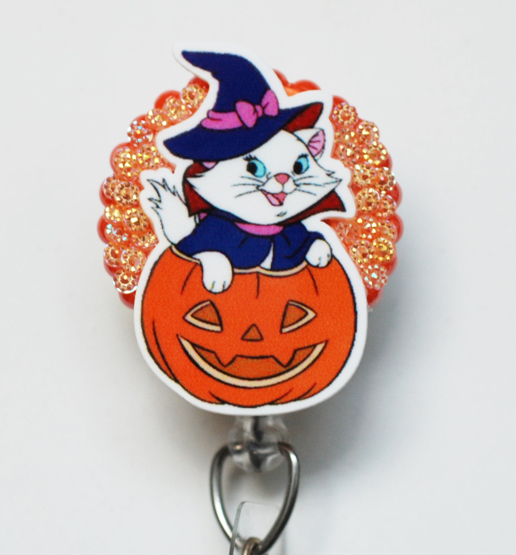 Aristocats Halloween Marie Retractable ID Badge Reel – Zipperedheart