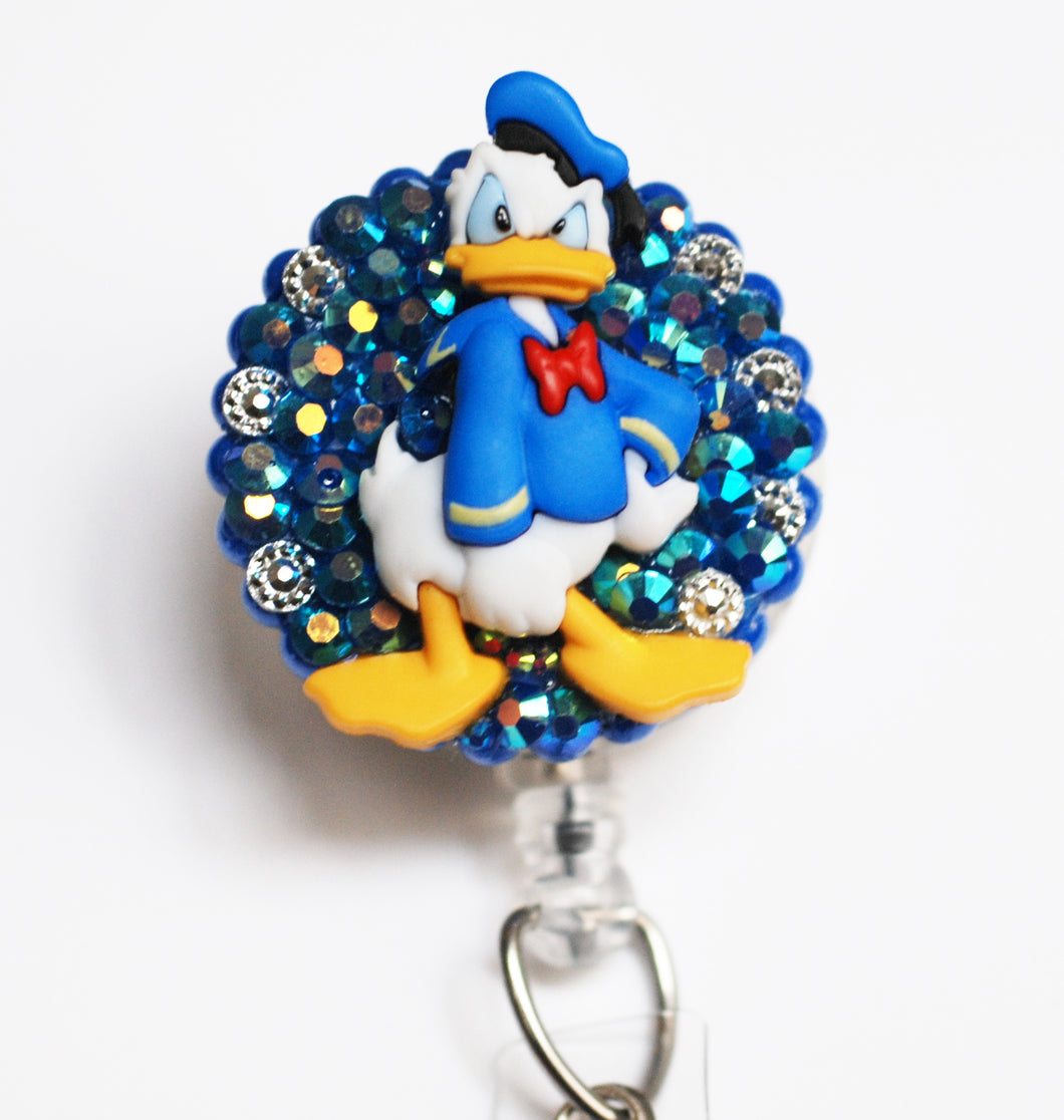 Donald Duck Mood Retractable ID Badge Reel