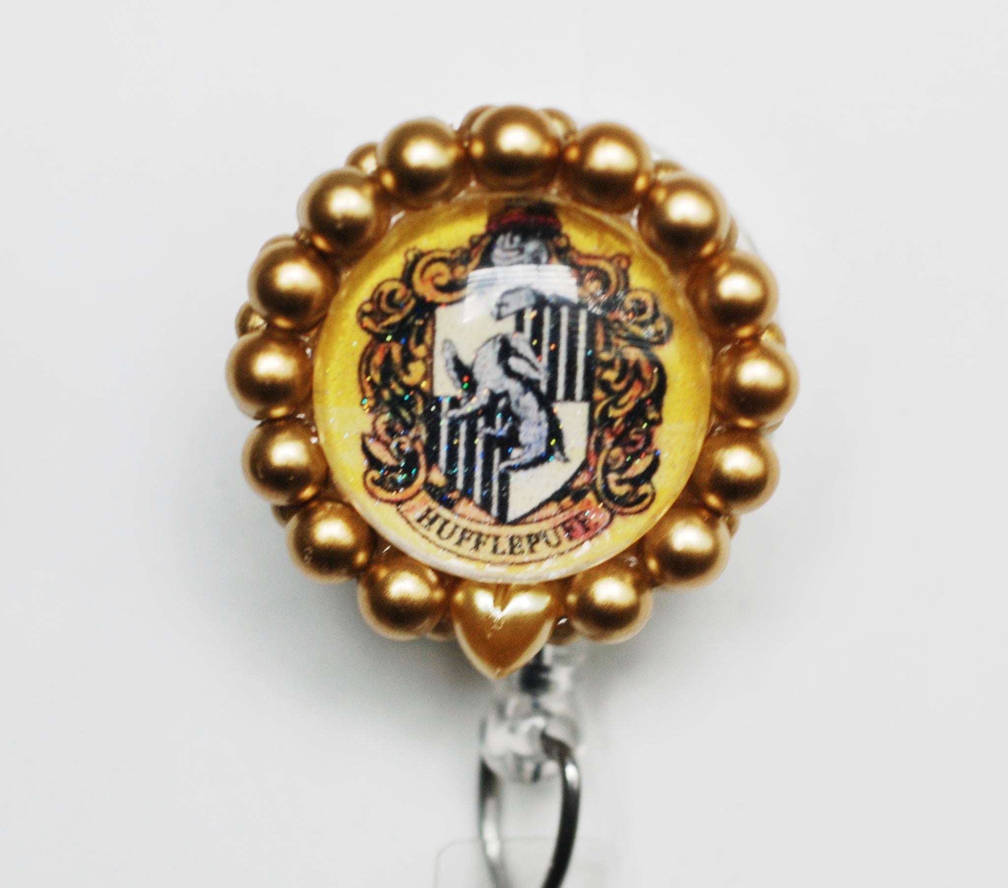 Harry Potter's House of Hufflepuff Retractable ID Badge Reel – Zipperedheart