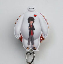 Load image into Gallery viewer, Baymax And Hero Best Friends Retractable ID Badge Reel
