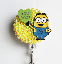 Load image into Gallery viewer, Minions You Rock Retractable ID Badge Reel
