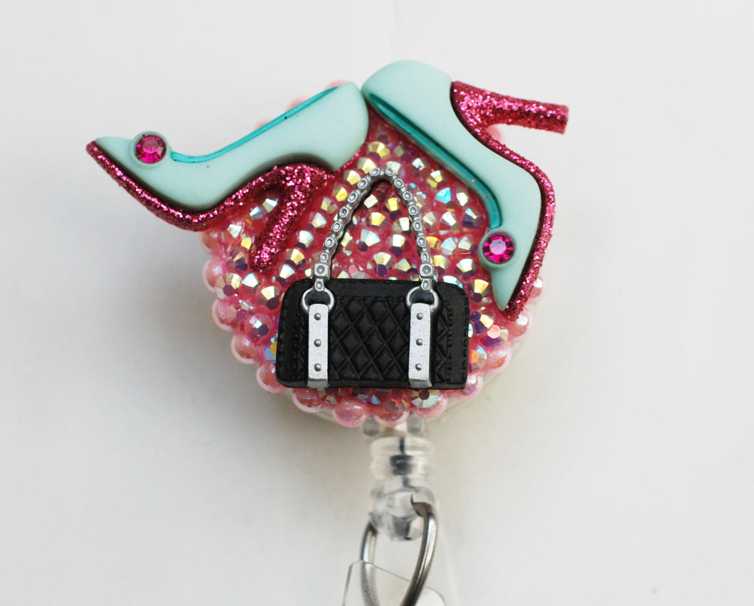 Girly Girl Things Retractable ID Badge Reel