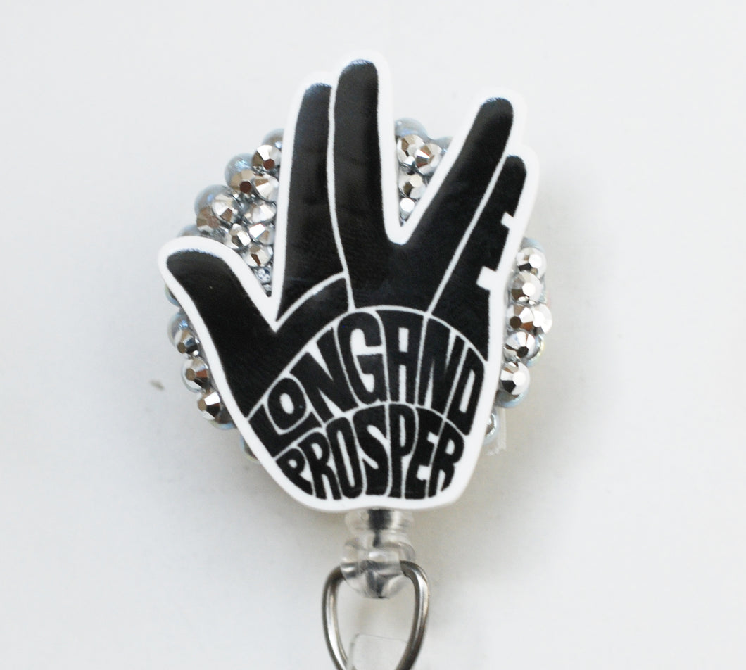 Star Trek Live Long And Prosper Retractable ID Badge Reel