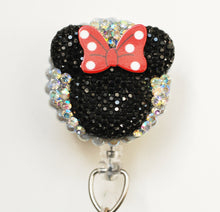 Load image into Gallery viewer, Shine On Minnie Mouse Retractable ID Badge Reel
