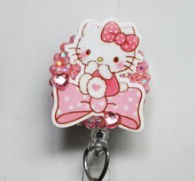 Load image into Gallery viewer, Hello Kitty Retractable ID Badge Reel
