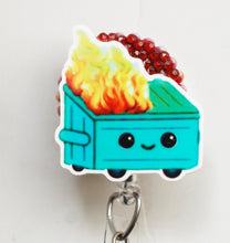 Load image into Gallery viewer, Everything&#39;s Fine Retractable ID Badge Reel
