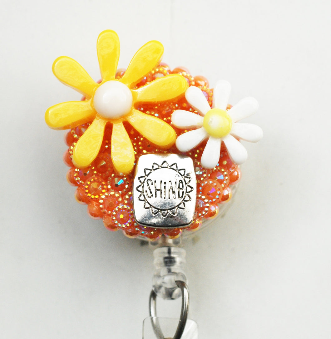 Shine Retractable ID Badge Reel