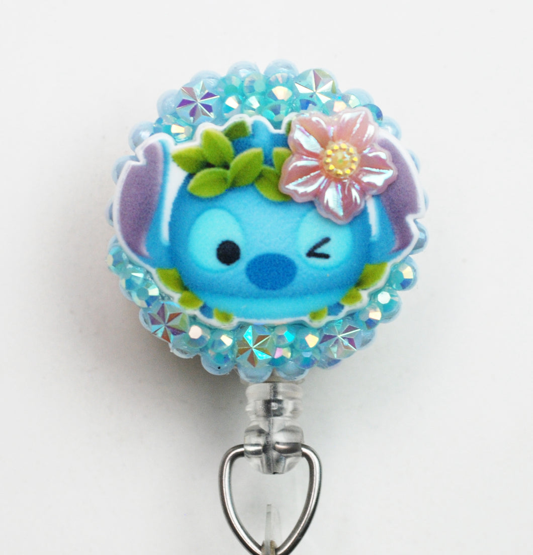 Winking Stitch Retractable ID Badge Reel