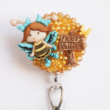 Load image into Gallery viewer, All Fairies Welcomed Retractable ID Badge Reel
