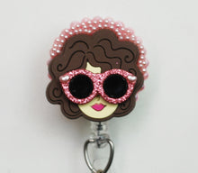 Load image into Gallery viewer, Summer Ready Girl Retractable ID Badge Reel
