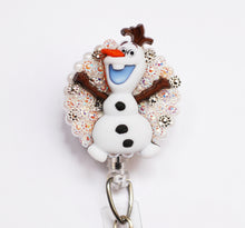 Load image into Gallery viewer, Hooray It&#39;s Olaf Retractable ID Badge Reel
