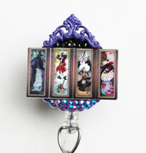 Load image into Gallery viewer, Disney&#39;s Haunted Mansion Portraits Retractable ID Badge Reel
