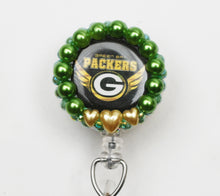 Load image into Gallery viewer, Green Bay Packers Logo 2 Retractable ID Badge Reel

